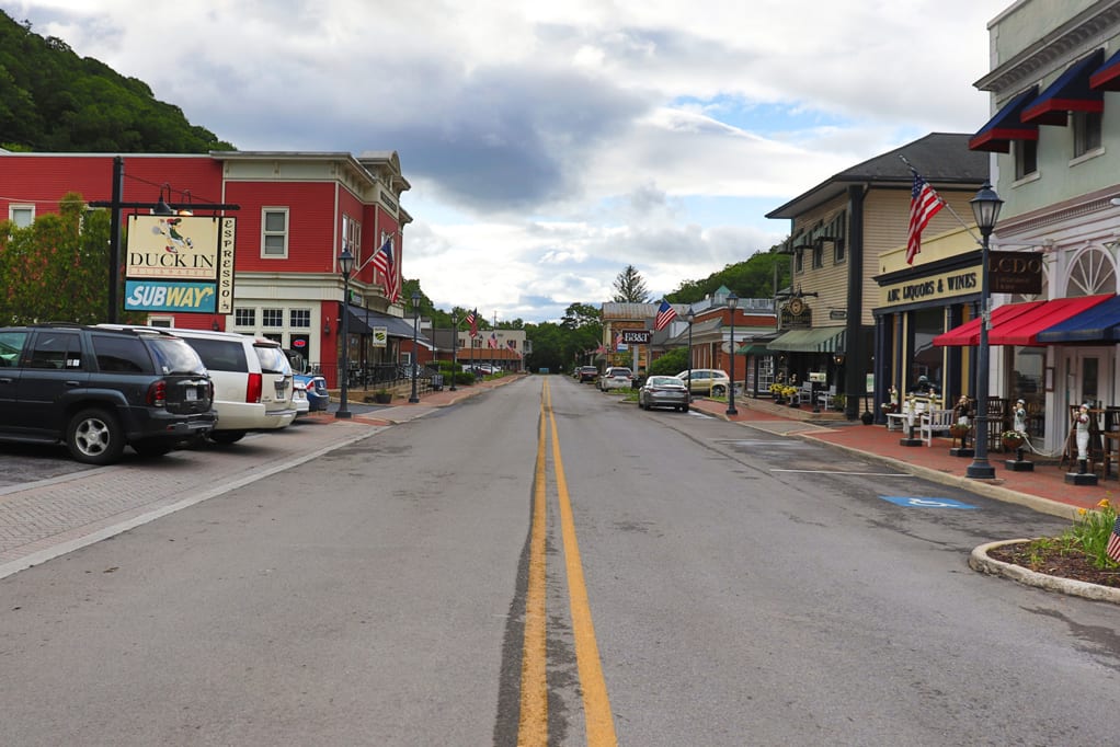Downtown-Hot-Springs-REDUCED The Town Of Hot Springs, Near The Homestead